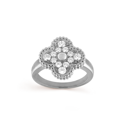 []CLOVER DIAMOND RING