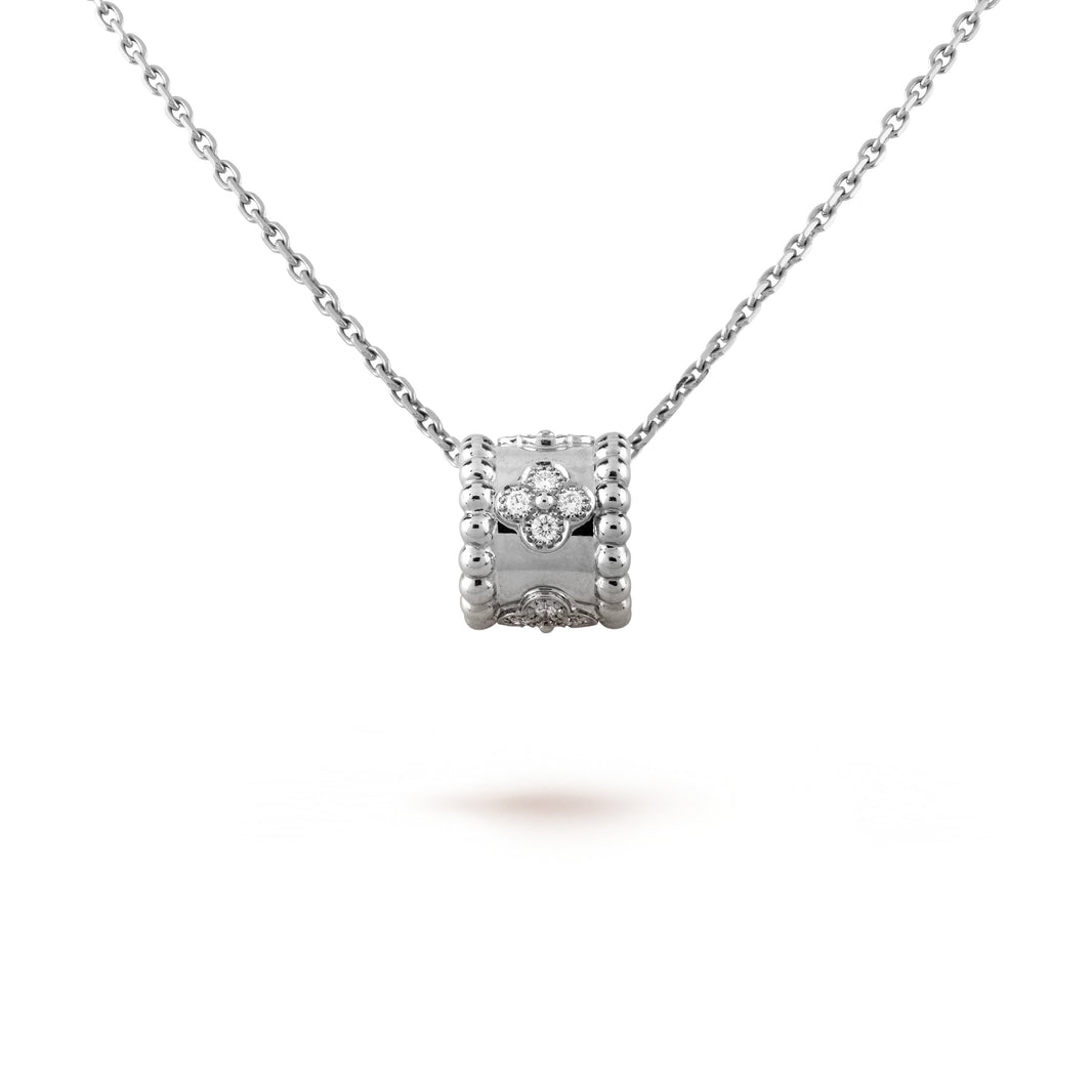 [🌹Rose💎]PERLEE PEDANT SIVLER DIAMOND NECKLACE