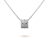 [🌹Rose💎]PERLEE PEDANT SIVLER DIAMOND NECKLACE