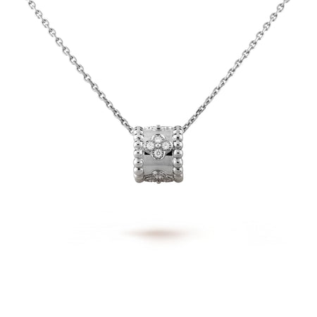 [🌹Rose💎]PERLEE PEDANT SIVLER DIAMOND NECKLACE