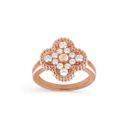 []CLOVER DIAMOND RING
