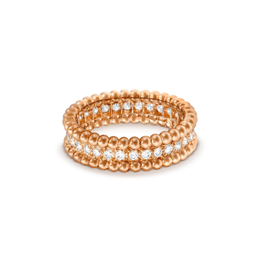 [Rose Jewelrys]PERLEE DIAMOND ROSE GOLD RING