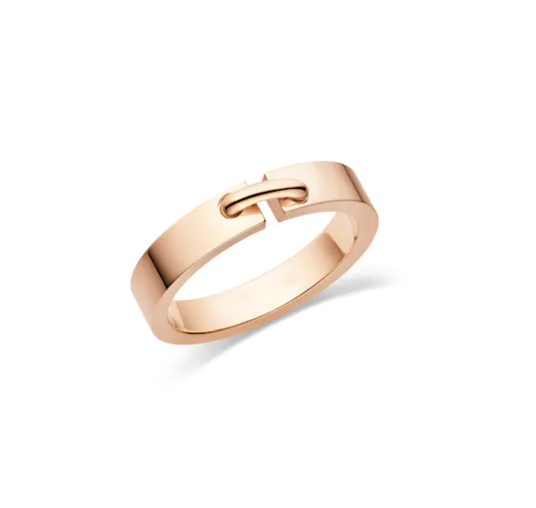 [🌹Rose💎]ALLIANCE LIENS VIDENCE 4MM RING