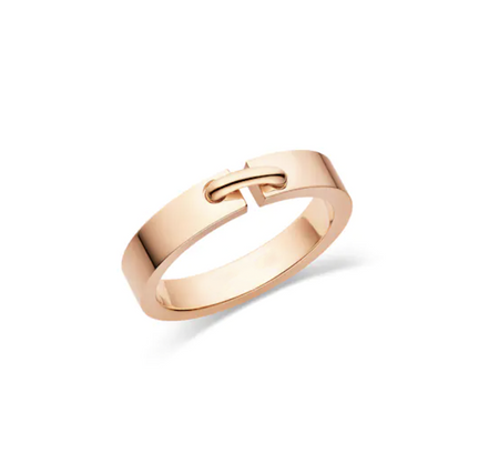 [🌹Rose💎]ALLIANCE LIENS VIDENCE 4MM RING