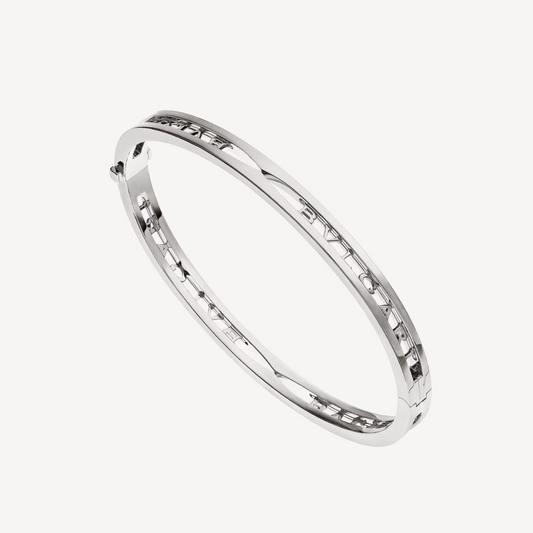 [Rose Jewelrys]ZERO 1 SPIRAL LOGO SILVER BRACELET
