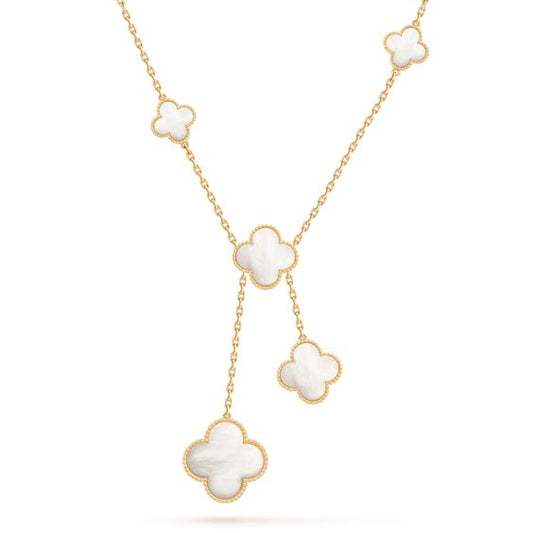[Rose Jewelrys]CLOVER MOTHER OF PEARL NECKLACE 6 MOTIF