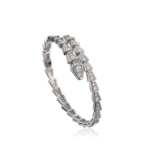 [Rose Jewelrys]SERPENTI BRACELET 6MM SILVER DIAMOND
