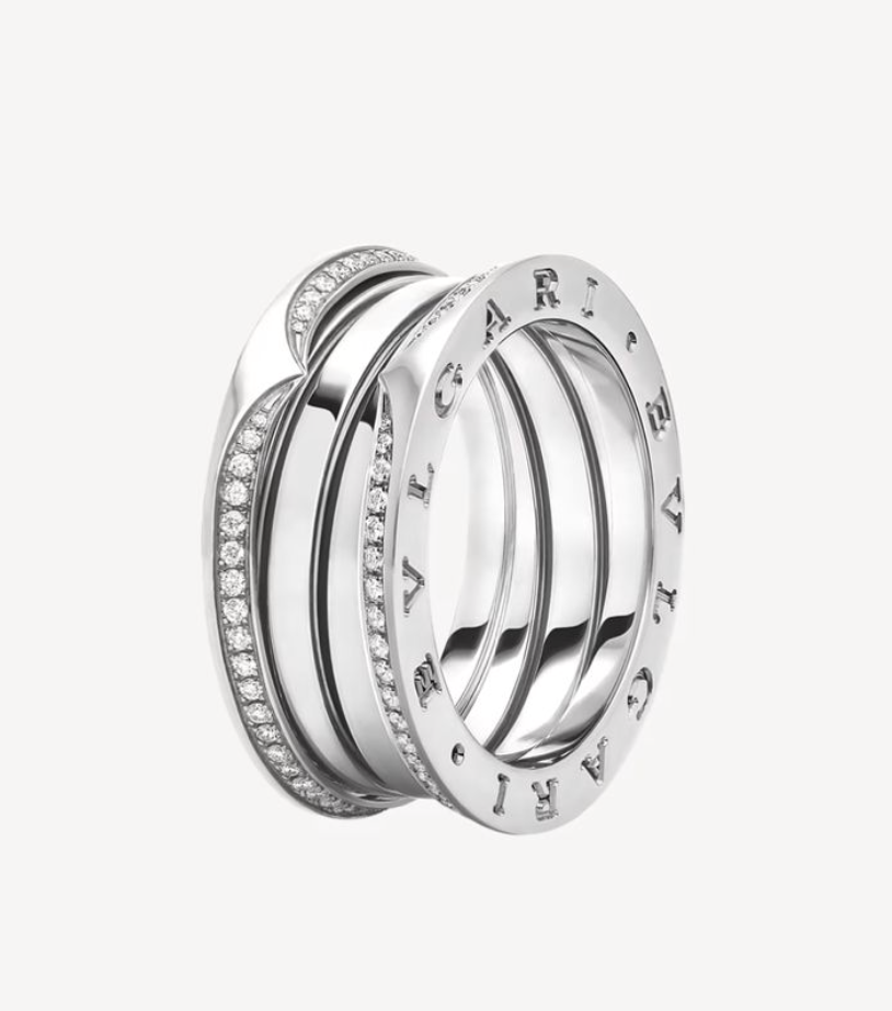 []ZERO 1 GOLD AND SILVER  DIAMOND RING