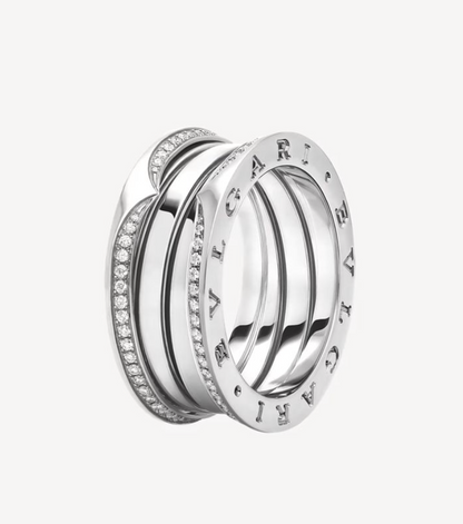[]ZERO 1 GOLD AND SILVER  DIAMOND RING