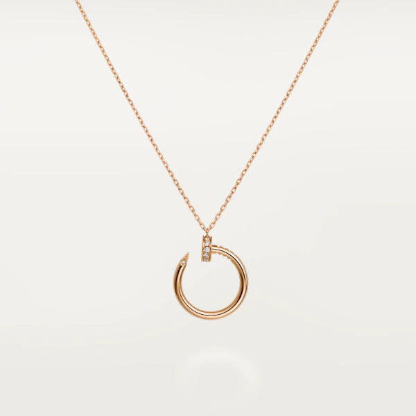 [Rose Jewelrys]JUSTE NECKLACE PINK GOLD