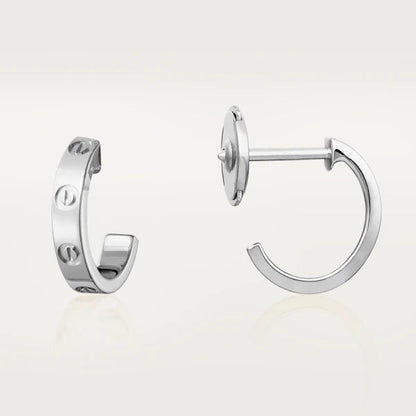 [Rose Jewelrys]LOVE EARRINGS 2.65MM SILVER