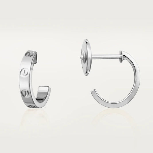 [Rose Jewelrys]LOVE EARRINGS 2.65MM SILVER
