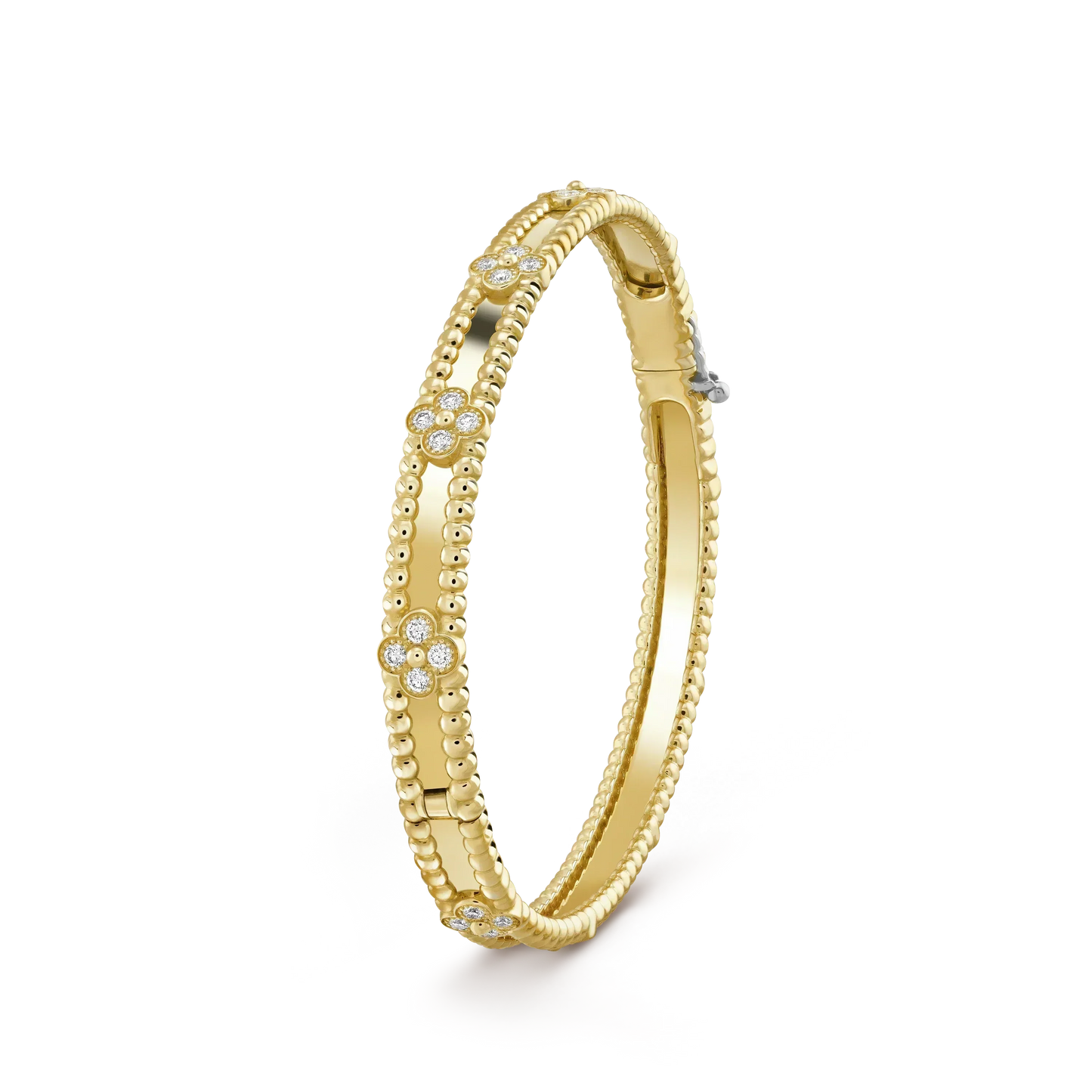 [Rose Jewelrys]CLOVER BRACELET 4MM DIAMONDS