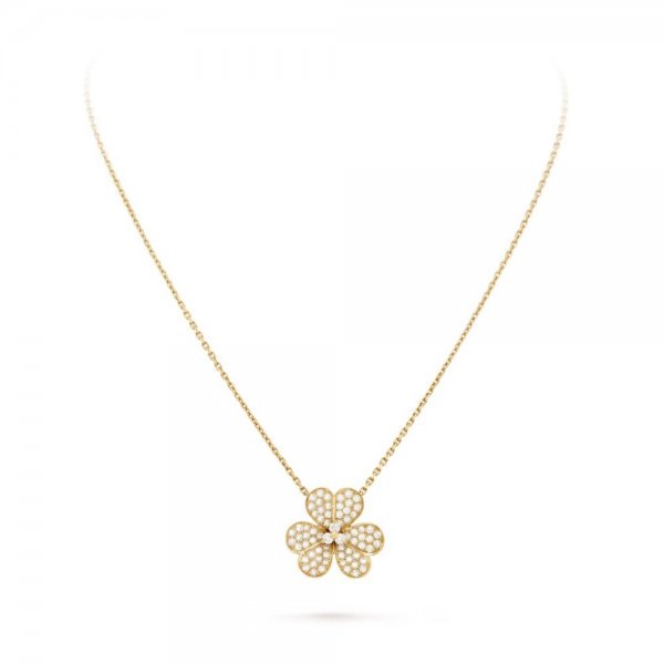 [Rose Jewelrys]FLOWER DIAMOND NECKLACE