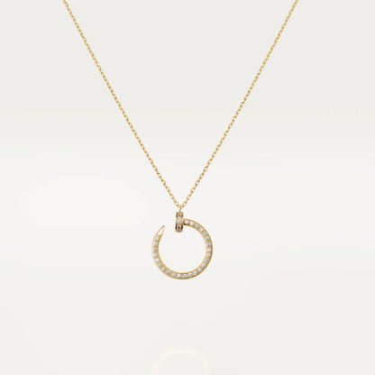 [Rose Jewelrys]JUSTE NECKLACE GOLD DIAMONDS