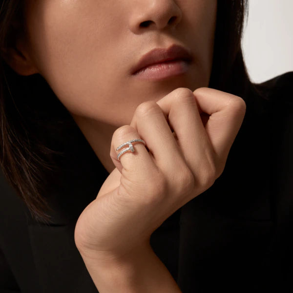 [Rose Jewelrys]JUSTE RING 1.8MM SILVER DIAMONDS