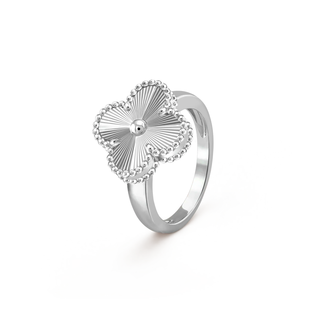 [🌹Rose💎]CLOVER SILVER RING