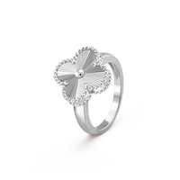 [🌹Rose💎]CLOVER SILVER RING