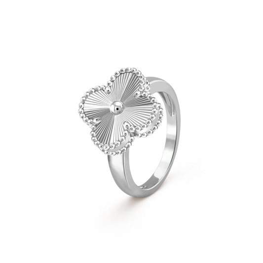 [Rose Jewelrys]CLOVER SILVER RING