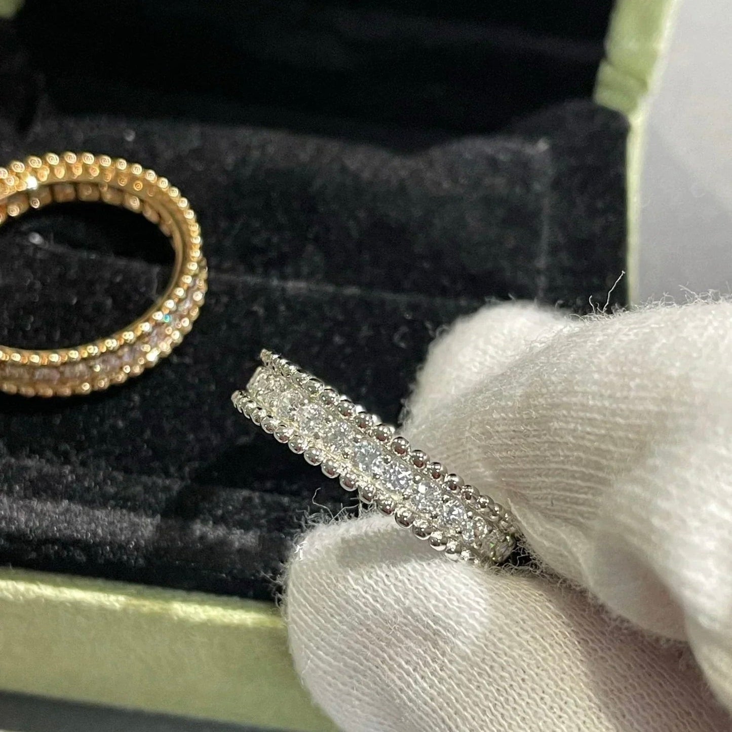 [Rose Jewelrys]PERLEE DIAMOND ROSE GOLD RING