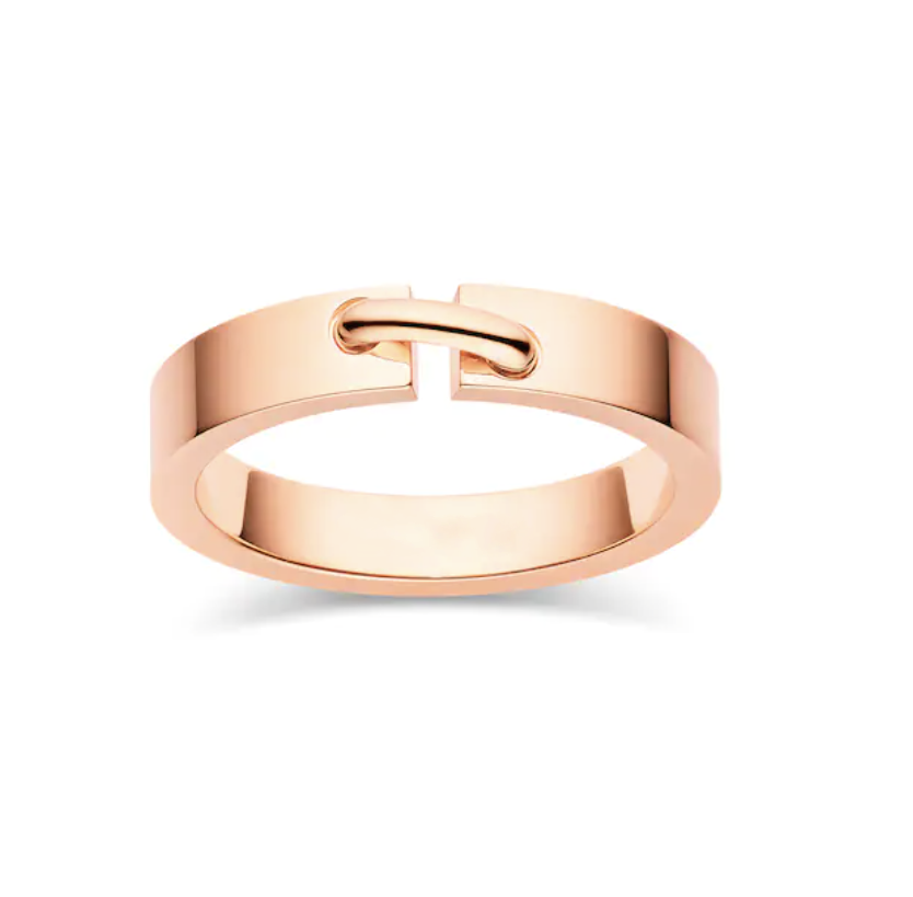 [🌹Rose💎]ALLIANCE LIENS VIDENCE 4MM RING