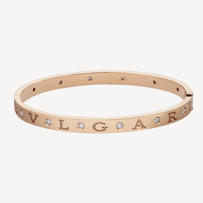 [Rose Jewelrys]ZERO 1 PINK GOLD 12 DIAMONDS BRACELET