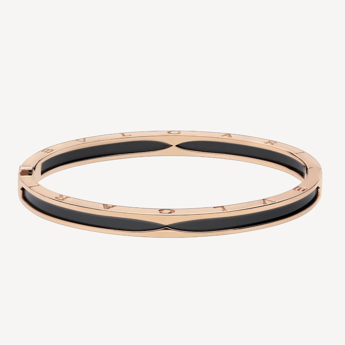 [Rose Jewelrys]ZERO 1 PINK GOLD WITH BLACK CERAMIC BRACELET