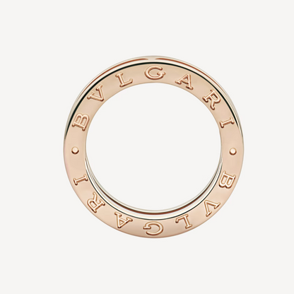 [Rose Jewelrys]ZERO 1 ONE-BAND PAVED DIAMONDS ON THE SPIRAL RING