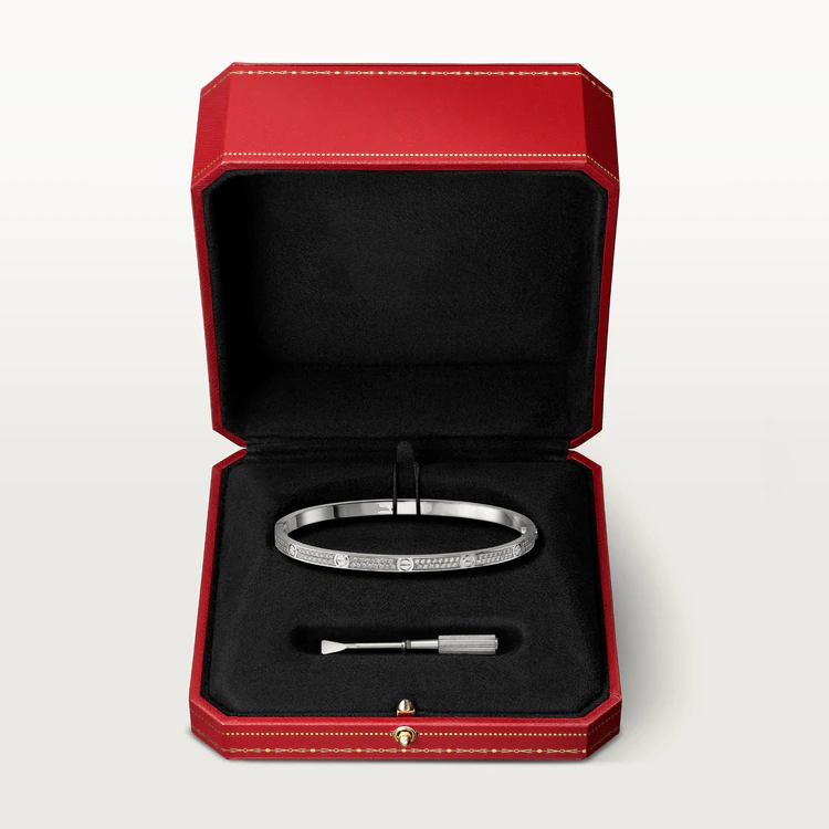 [Rose Jewelrys]LOVE BRACELET 3.65MM DIAMOND-PAVED