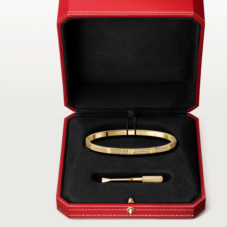 [Rose Jewelrys]LOVE BRACELET 3.65MM DIAMOND-PAVED