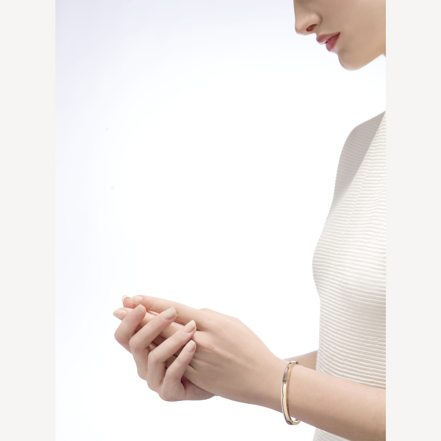 [Rose Jewelrys]ZERO 1 SPIRAL PINK GOLD BRACELET
