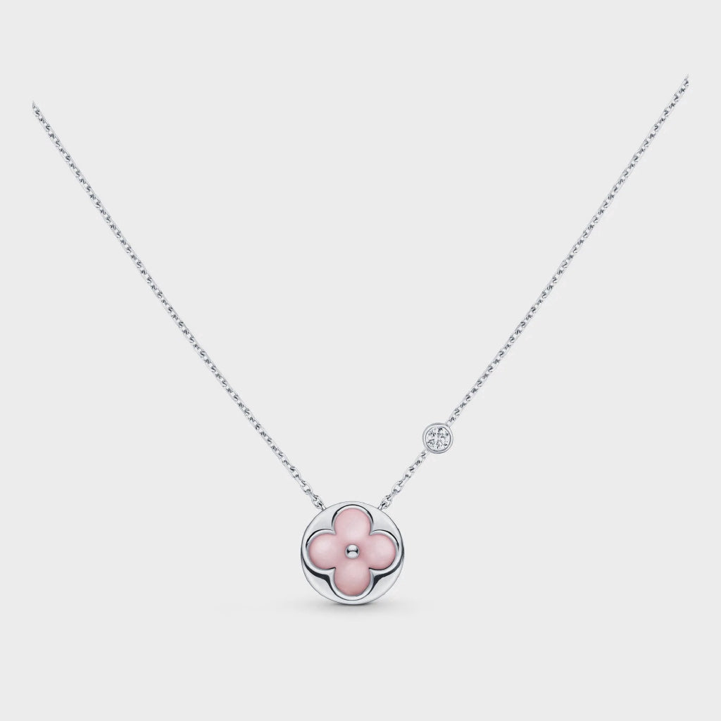 [Rose Jewelrys]SUN MOTIF PINK MOP SILVER BRACELET