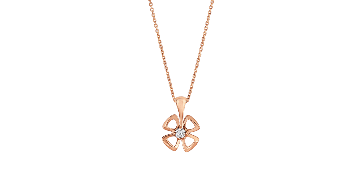 [Rose Jewelrys]FIOREVER NECKLACE DIAMOND CENTER