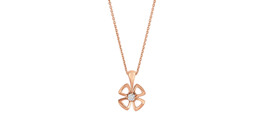 [Rose Jewelrys]FIOREVER NECKLACE DIAMOND CENTER