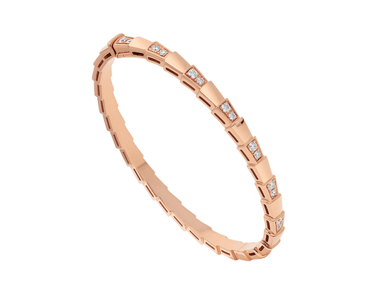 []SERPENTI SMALL BRACELET PINK GOLD DIAMOND