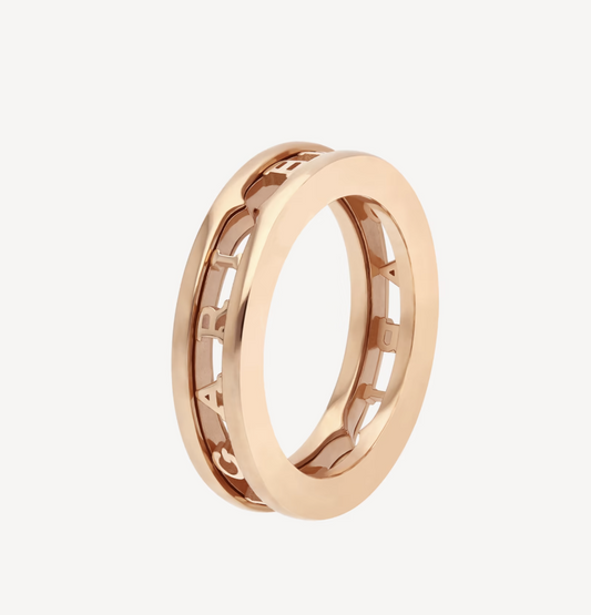 [Rose Jewelrys]ZERO 1 ONE-BAND WITH OPENWORK LOGO SPIRAL RING