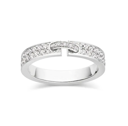 [Rose Jewelrys]ALLIANCE LIENS VIDENCE PAVED DIAMOND 4MM RING