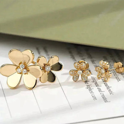 [Rose Jewelrys]CLOVER COMOS GOLD DIAMOND RING