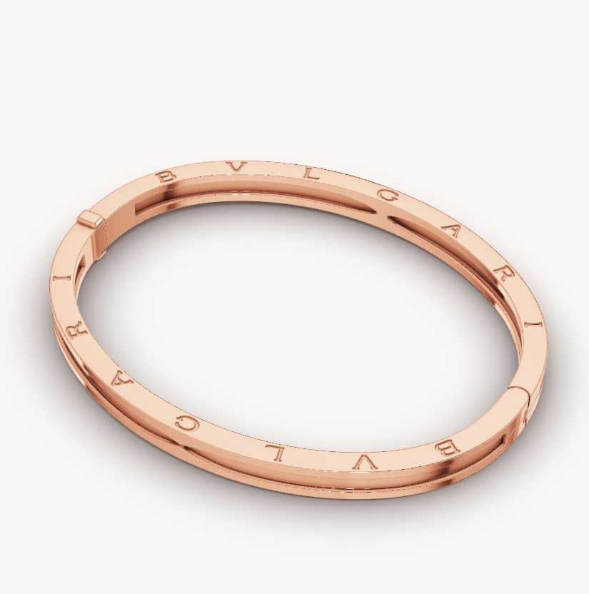 [Rose Jewelrys]ZERO 1 SPIRAL PINK GOLD BRACELET