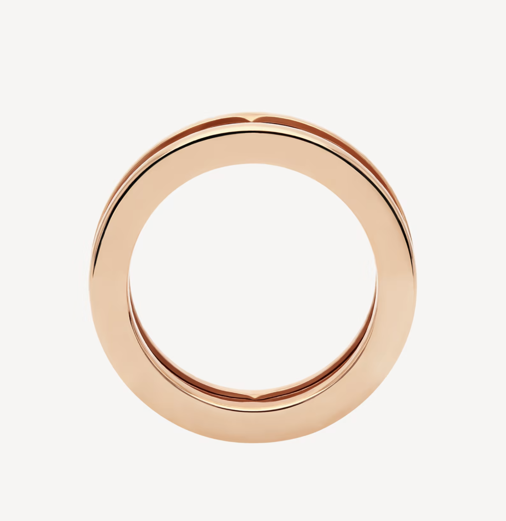 [Rose Jewelrys]ZERO 1 ONE-BAND WITH OPENWORK LOGO SPIRAL RING