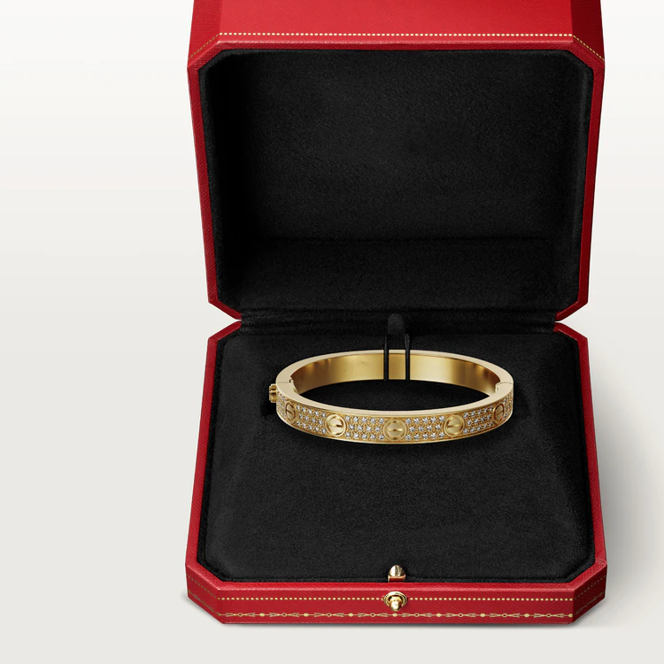 [Rose Jewelrys]LOVE BRACELET 6.1MM DIAMOND-PAVED