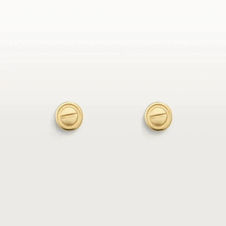[Rose Jewelrys]LOVE EARRINGS GOLD 10MM