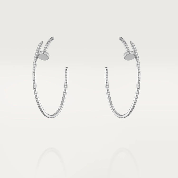 [Rose Jewelrys]JUSTE EARRINGS FULL DIAMONDS 1.8MM