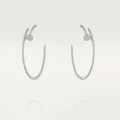 [Rose Jewelrys]JUSTE EARRINGS FULL DIAMONDS 1.8MM