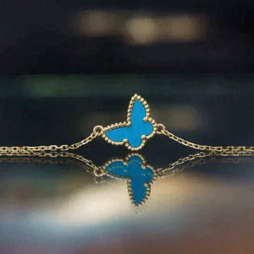 [Rose Jewelrys]BUTTERFLY TURQUOISE BUTTERFLY BRACELET