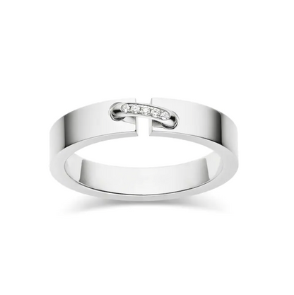 [Rose Jewelrys]ALLIANCE LIENS VIDENCE DIAMOND 4MM RING