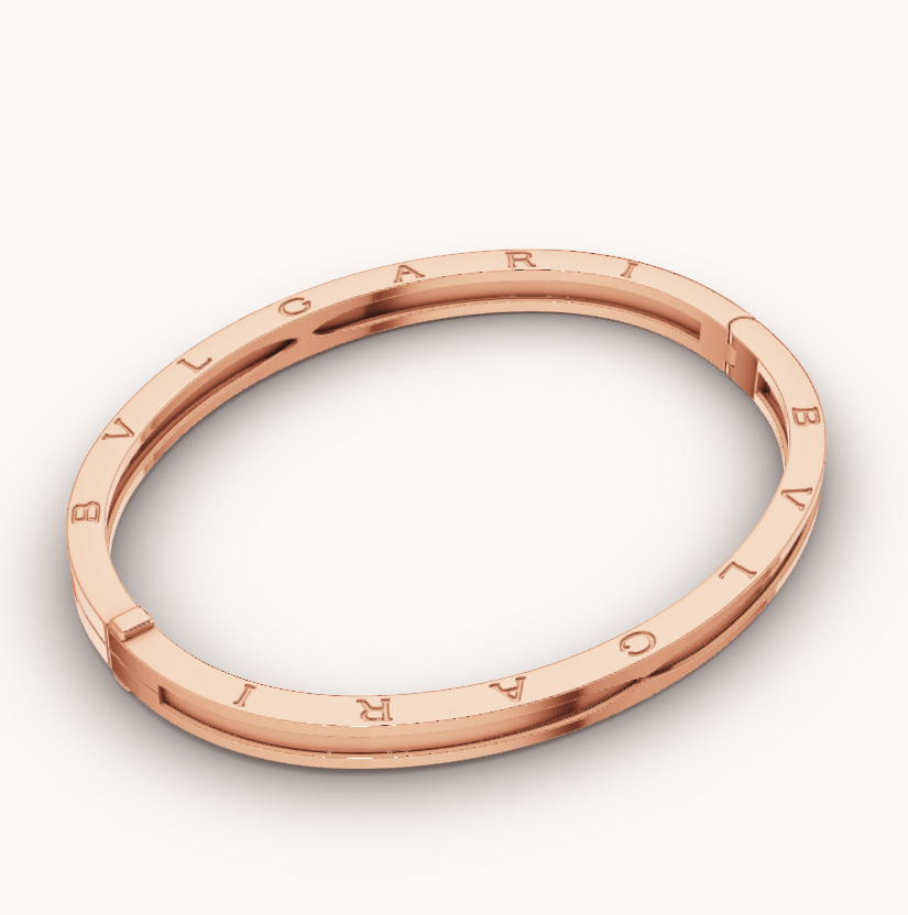 [Rose Jewelrys]ZERO 1 SPIRAL PINK GOLD BRACELET