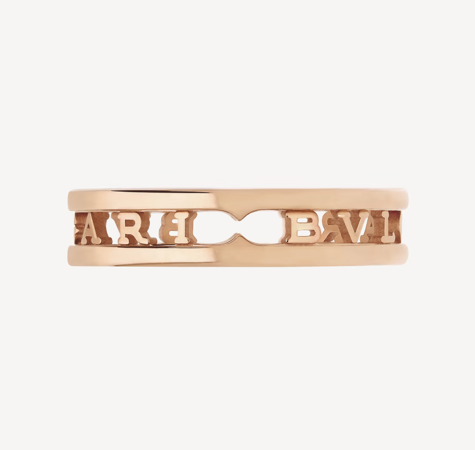[Rose Jewelrys]ZERO 1 ONE-BAND WITH OPENWORK LOGO SPIRAL RING