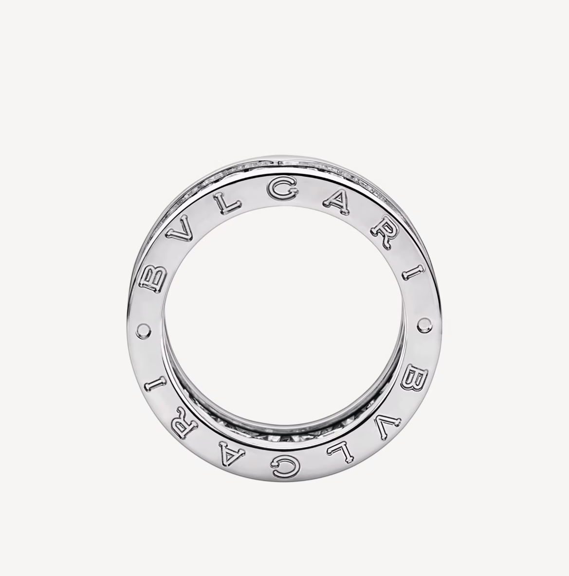 [Rose Jewelrys]ZERO 1 WITH PAVED DIAMONDS ON THE SPIRAL RING