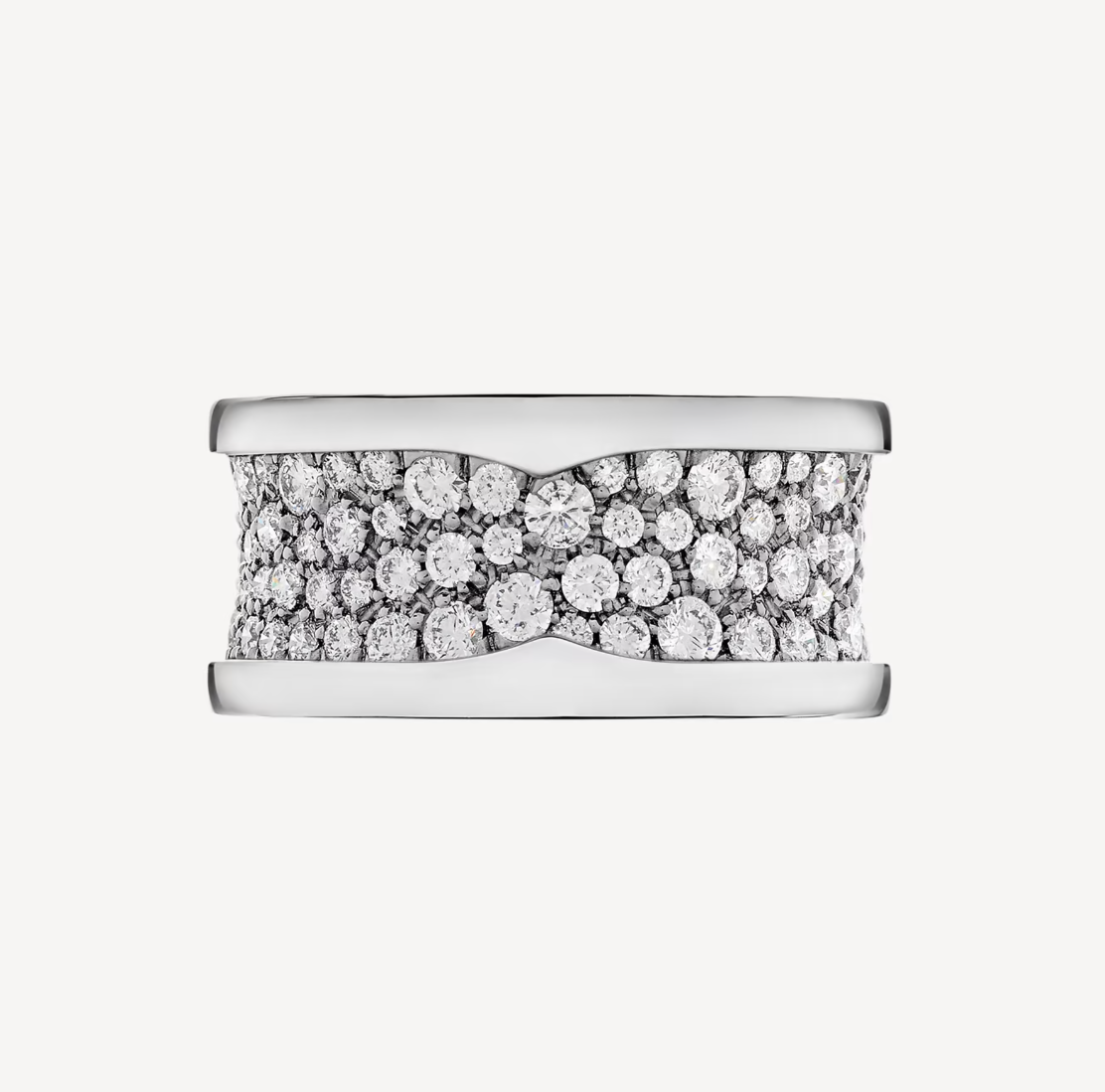 [Rose Jewelrys]ZERO 1 WITH PAVED DIAMONDS ON THE SPIRAL RING